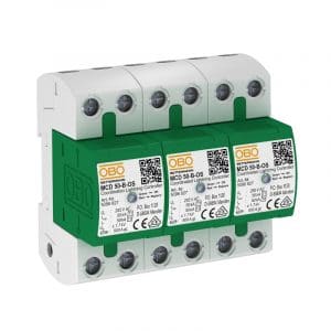 MCD 50-B 3-OS ( Chống xung sét (10/350us), xung lan truyền ( xung 8/20 ) Trên đường nguồn